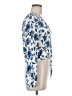 Olivaceous 100% Rayon Blue Long Sleeve Blouse Size M - photo 4