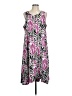 Chico's Print Pink Casual Dress Size Lg (2.5) - photo 1