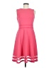 Calvin Klein Solid Pink Cocktail Dress Size 6 - photo 1