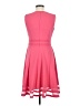 Calvin Klein Solid Pink Cocktail Dress Size 6 - photo 2