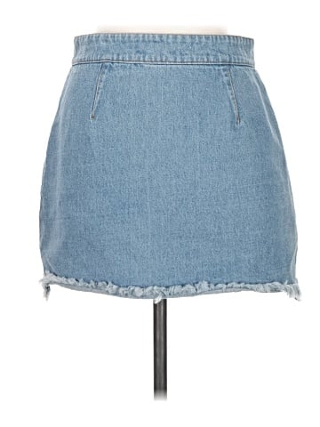 Honey Punch Denim Skirt (view 2)