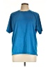 Adidas 100% Polyester Blue Active T-Shirt Size L - photo 1