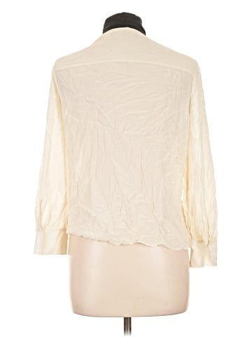 Alice + Olivia Long Sleeve Silk Top (view 2)
