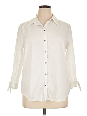 Anne Klein Long Sleeve Blouse (view 1)