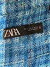 Zara Plaid Blue Jacket Size L - photo 6