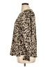 Pleione 100% Polyester Animal Print Brown Long Sleeve Blouse Size XL - photo 5