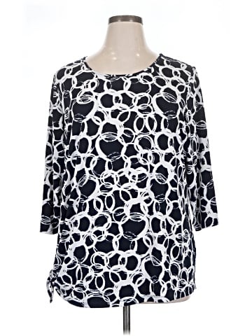 Susan Graver 3/4 Sleeve T-Shirt (view 1)