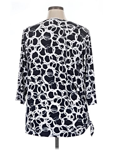 Susan Graver 3/4 Sleeve T-Shirt (view 2)