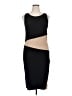 Ann Taylor Color Block Black Cocktail Dress Size 14 - photo 1
