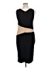 Ann Taylor Color Block Black Cocktail Dress Size 14 - photo 2