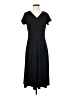 Talbots Solid Black Casual Dress Size S - photo 1