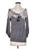 Deletta Gray 3/4 Sleeve Blouse Size S - photo 1