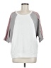 Umgee Color Block Gray 3/4 Sleeve Top Size M - photo 1