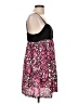 DKNY 100% Silk Color Block Floral Graphic Pink Cocktail Dress Size L - photo 4