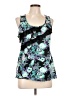Maurices 100% Polyester Teal Sleeveless Blouse Size L - photo 1