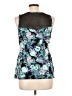 Maurices 100% Polyester Teal Sleeveless Blouse Size L - photo 2