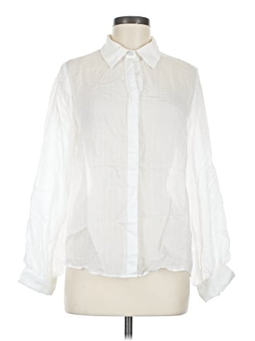 Zara Long Sleeve Button-Down Shirt (view 1)