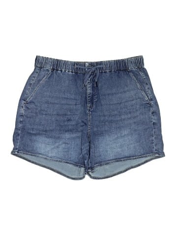 Universal Standard Denim Shorts (view 1)