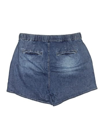 Universal Standard Denim Shorts (view 2)