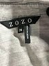 Zozo 100% Lyocell Gray 3/4 Sleeve Button-Down Shirt Size M - photo 7
