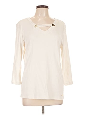 Ellen Tracy 3/4 Sleeve Top (view 1)