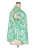 Talbots 100% Polyester Tropical Green Sleeveless Blouse Size 20 - photo 4