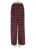 Wilfred Plaid Burgundy Casual Pants Size 00 - photo 1