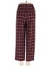 Wilfred Plaid Burgundy Casual Pants Size 00 - photo 2