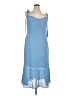Reformation 100% Polyester Blue Cocktail Dress Size 16 - photo 1