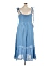 Reformation 100% Polyester Blue Cocktail Dress Size 16 - photo 2