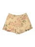 Kimchi Blue 100% Polyester Floral Gold Shorts Size 0 - photo 1