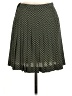 Express 100% Polyester Argyle Green Casual Skirt Size 7 - 8 - photo 2