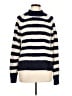 J.Crew Stripes Blue Turtleneck Sweater Size L - photo 1