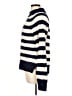 J.Crew Stripes Blue Turtleneck Sweater Size L - photo 5