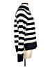 J.Crew Stripes Blue Turtleneck Sweater Size L - photo 4