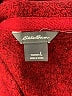 Eddie Bauer 100% Polyester Plaid Red Cardigan Size L - photo 7