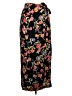 Casual Corner 100% Rayon Print Black Casual Skirt Size 6 - photo 1