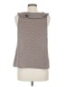 CAbi 100% Polyester Gray Sleeveless Blouse Size M - photo 2