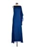 BCBGMAXAZRIA 100% Polyester Blue Cocktail Dress Size 12 - photo 1