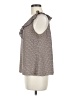 CAbi 100% Polyester Gray Sleeveless Blouse Size M - photo 5