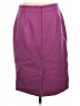 J.Crew 100% Wool Solid Purple Wool Skirt Size 4 - photo 2