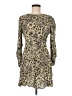 Zara Basic Animal Print Gold Casual Dress Size M - photo 1
