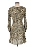 Zara Basic Animal Print Gold Casual Dress Size M - photo 2