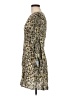 Zara Basic Animal Print Gold Casual Dress Size M - photo 5