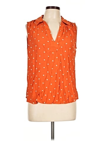Ann Taylor LOFT Sleeveless Button-Down Shirt (view 1)