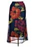 Unbranded Floral Blue Casual Skirt Size 1X - photo 2
