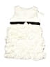 Milly Minis 100% Polyester Ivory Dress Size 4 - photo 1