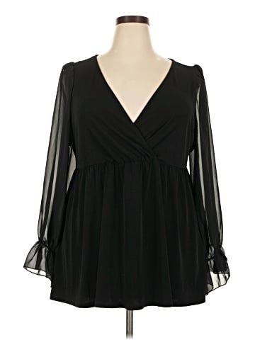 Torrid Long Sleeve Blouse (view 1)