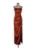 Lulus 100% Polyester Brown Cocktail Dress Size L - photo 1