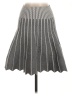 Alya Chevron-herringbone Gray Casual Skirt Size S - photo 1